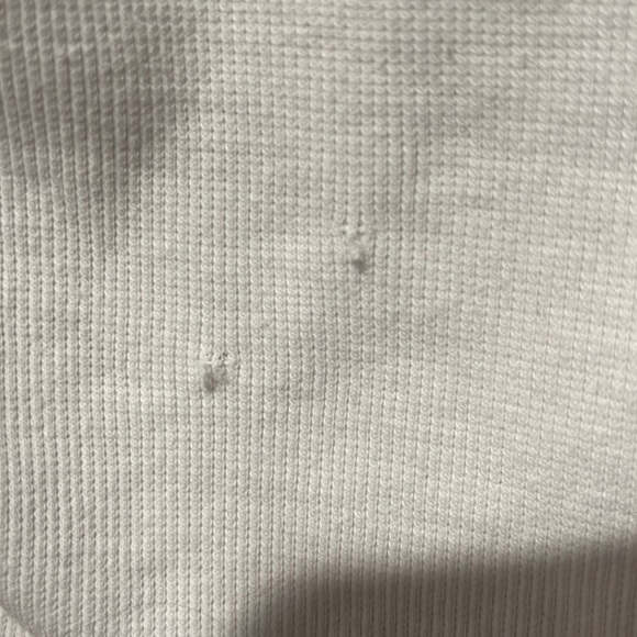 CHASER white tank top with ruched/ tie detail size medium / white - Picture 9 of 10